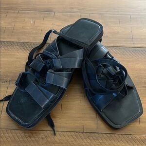 Women’s lace up gladiator style sandals